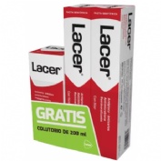 Pasta dent lacer duplo 2x125ml+colut 200