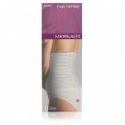 Faja abdominal multibanda monofilamento - farmalastic (1 unidad talla extra grande color blanco)
