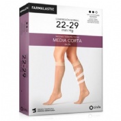 Media corta (a-d) comp normal - farmalastic (beige t- egde)