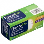 PHARMAFREN 200 MG/30 MG CAPSULAS DURAS 20 cápsulas