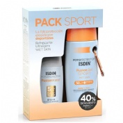 Pack sport fotoprotector isdin fusion spf50+ (gel 1 envase 100 ml + water 1 envase 50 ml)