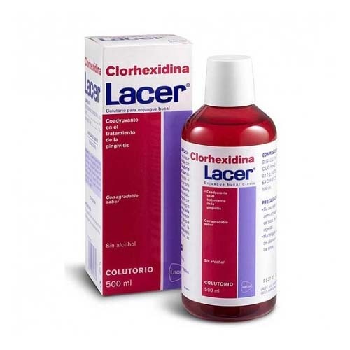 Lacer colutorio clorhexidina 0.2%  1 envase 500 ml