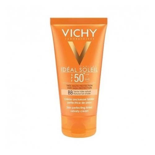 Capital soleil bb cream spf 50 acabado seco - emulsion facial coloreado (1 envase 50 ml)