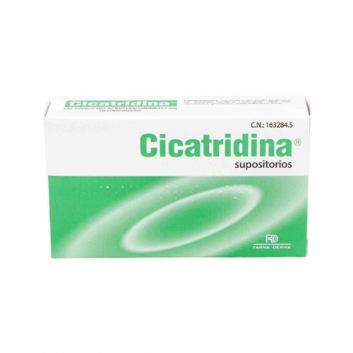 Cicatridina supositorios (5 mg 10 u)
