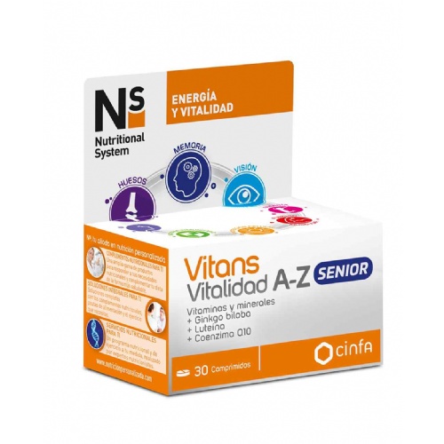 Ns vitans vitalidad a-z senior (30 comprimidos)