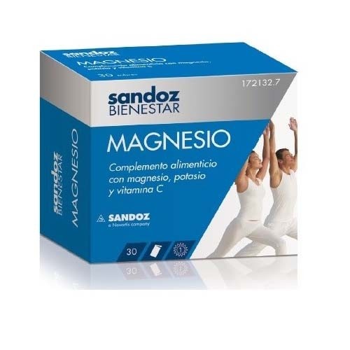 Sandoz bienestar magnesio (30 sobres)