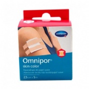 Esparadrapo hipoalergico - omnipor skin color (1 unidad 5 m x 2,5 cm)