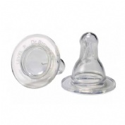 Tetina silicona - dr brown´s natural flow estandar (recien nacido n1 2 u)